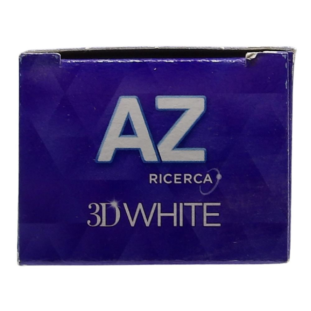dentifricio sbiancante AZ 3D White Ultra White nel formato da 65 ml.