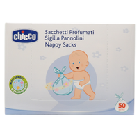 Chicco Sacchetti Profumati Sigilla Pannolini, 50 PZ