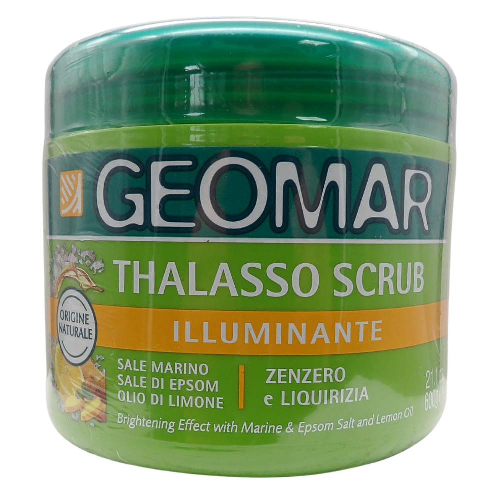 GEOMAR Thalasso Scrub Illuminante con Zenzero e Liquirizia 600g