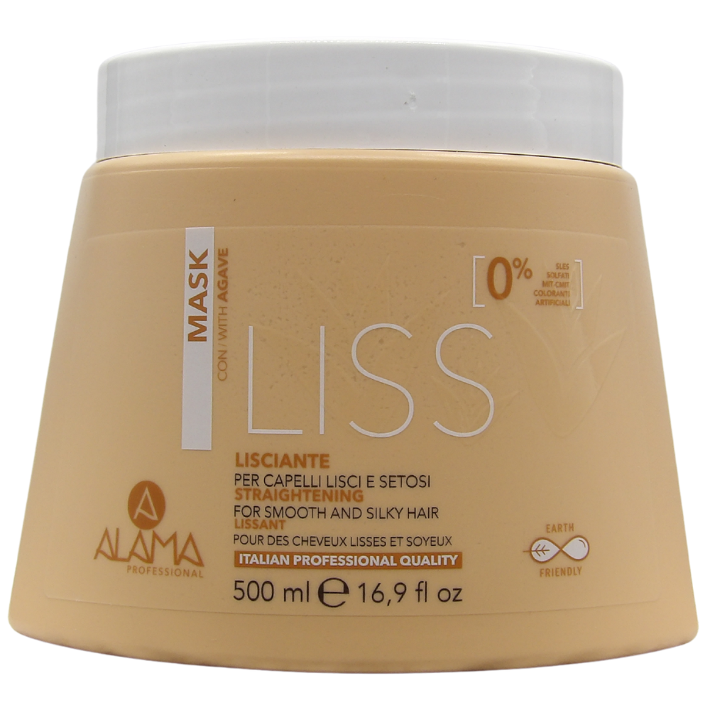 ALAMA Maschera Per Capelli Lisciante Alama Liss per capelli lisci e setosi 500ml (Mask)