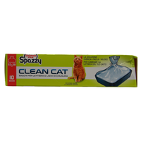 DOMOPAK SPAZZY CLEAN CAT, Sacchi Per Lettiera Con Lacci Di Chiusura (Confezione Da 10 Sacchetti) 53x38cm