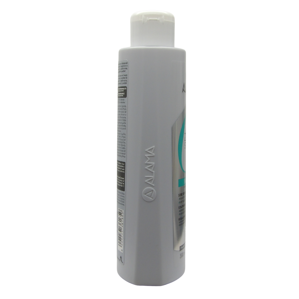 Alama Shampoo, ZERO STRESS, Serbo Regolatore -Pesantezza e Serbo +Purificazione e Volume 300ml