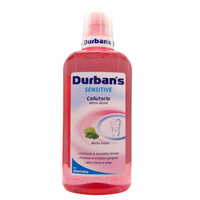 DURBAN'S Colluttorio SENSITIVE, Contrasta La Sensibilità Dentale, Previene Le Irritazioni Gengivali, Alito Fresco A Lungo, Con Alatonina, Menta Fresca 500ml