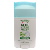 EQUILIBRA Deo Stick ALOE IALURONICA, FRESCHEZZA, 0% Alcool, Sls e Sles,Parabeni e Petrolati. Adatto Per Pelli Sensibili 50ml