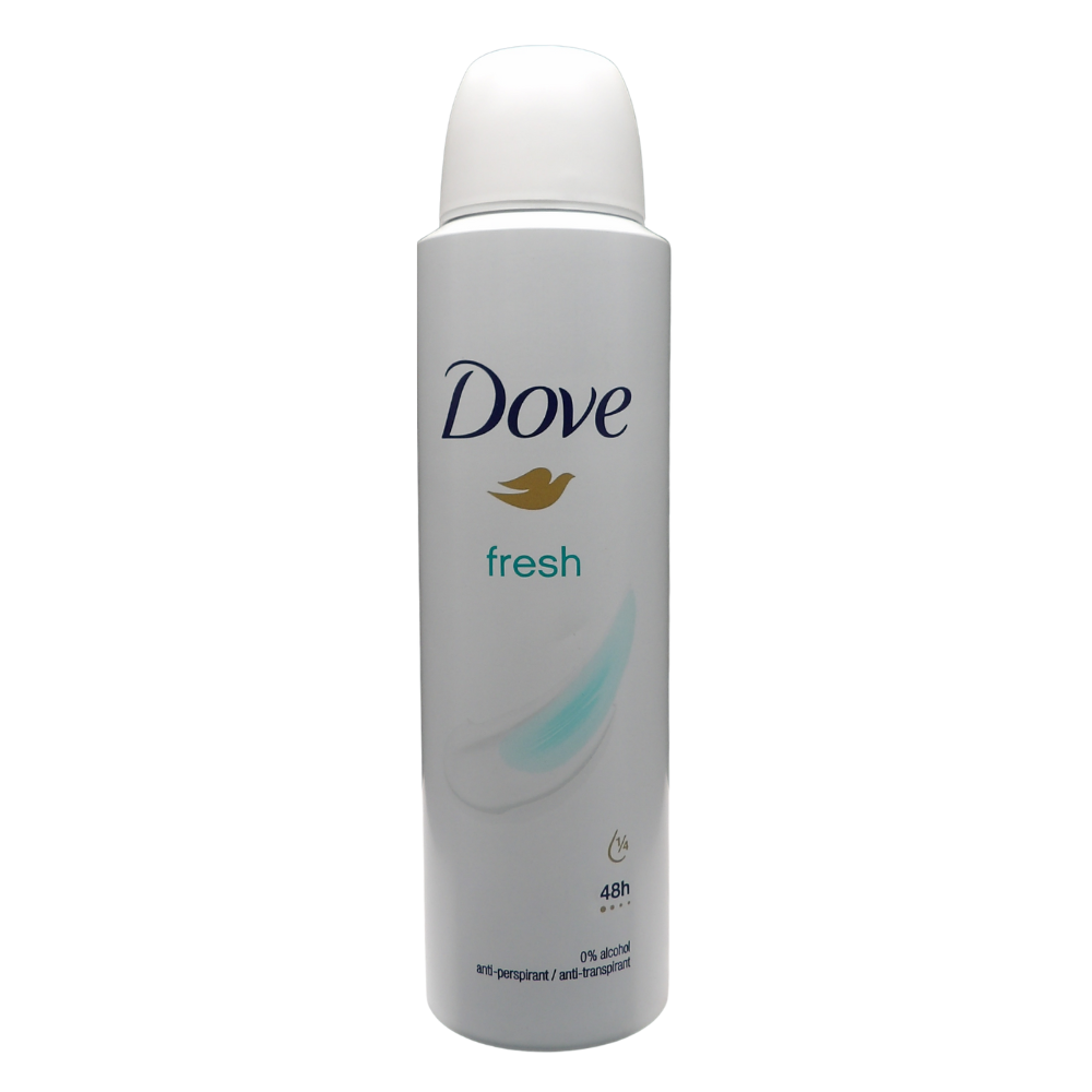 Dove Deodorante Spray Anti-Traspirante 48h Fresh Care da 150 ml,è un prodotto progettato per offrire una protezione affidabile contro sudore e odori, prendendosi cura della pelle delle ascelle