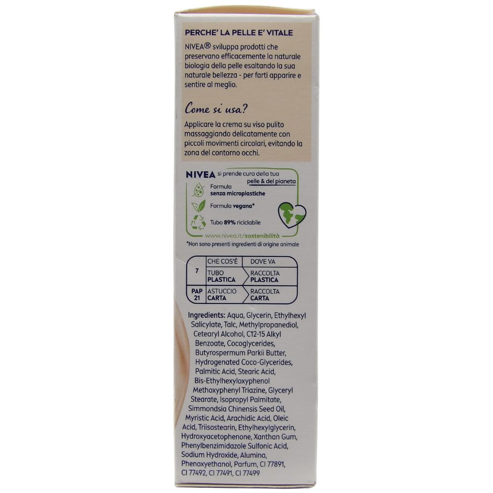 NIVEA Crema Viso Giorno, 5in1 BB Cream, Super Idratante, 24h No Stop, Naturale. SPF15, Con Olio Di Jojoba e Pigmenti Illuminanti 50ml
