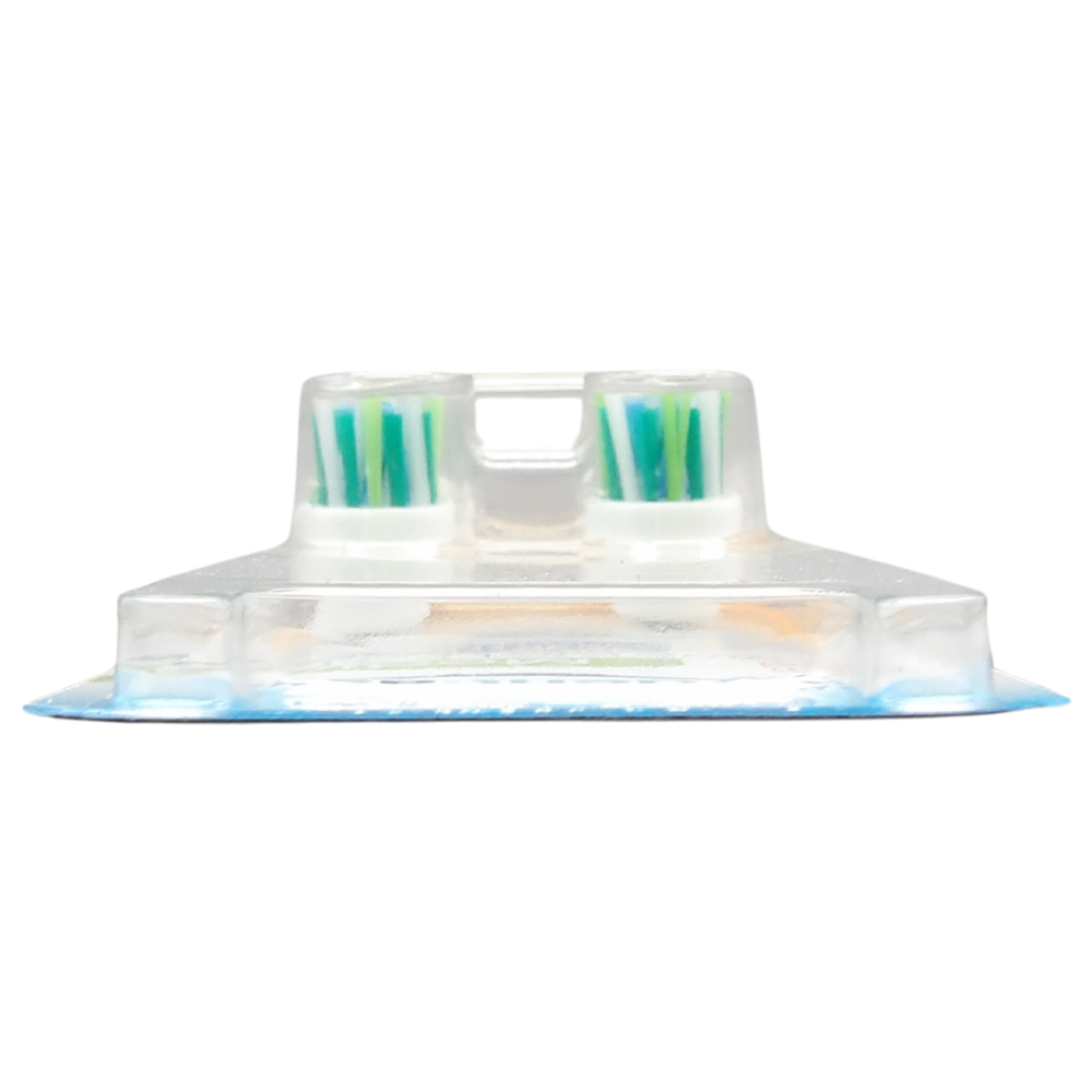 DENTASK TWIST CLEAN, Testina Per Una Pulizia Intensa Lungo Il Bordo Gengivale, Media. 5 Volte Più Efficace Per La Rimozione Della Placca Vs. Spazzolino Manuale (Confezione Da 2 Ricariche)
