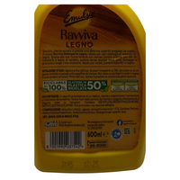 Emulsio RAVVIVA, Detergente Legno, Pulisce, Non Lascia Aloni, Cura e Protegge, Profuma a Lungo. Elevato Potere Pulente. Con Olio di Mandorla e Legno Di Sandalo 600ml