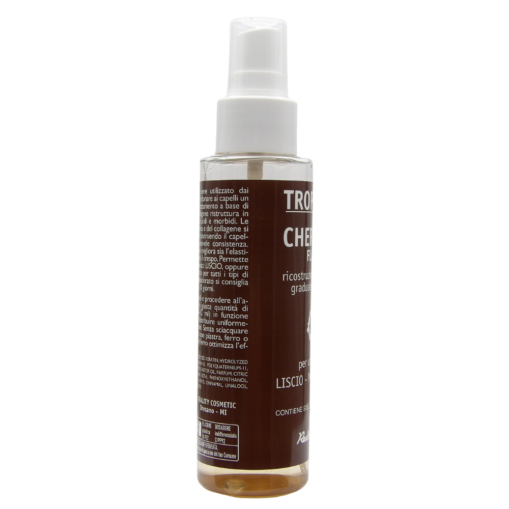 Tropicana Spray CHERATINA FLUIDO, Ricostruzione Dei Capelli Graduale e Costante. Per Uno Styling Liscio - Mosso - Riccio 100ml