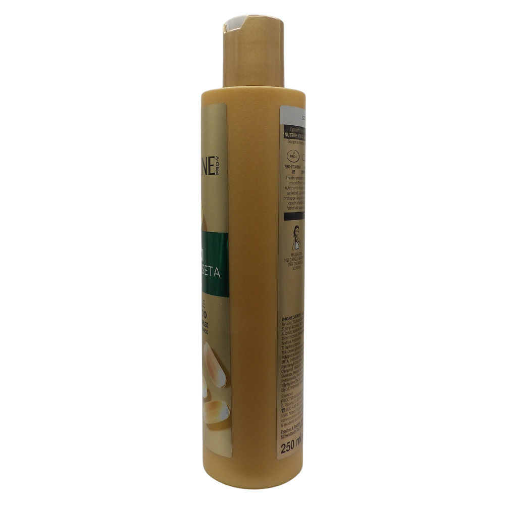 Pantene Shampoo Protezione Cheratina, Pantene Pro-V Miracle Serum Shampoo, Lisci Effetto Seta, Per Capelli Secchi, Opachi O Tendenti Al Crespo, Con Acido Ialuronico, 250 ml