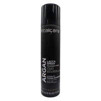 VITALCARE IMPERIAL ARGAN, Lacca Spray Fissaggio Forte, Con Olio Di Argan. Capelli Setosi, Brillantezza Immediata 250ml