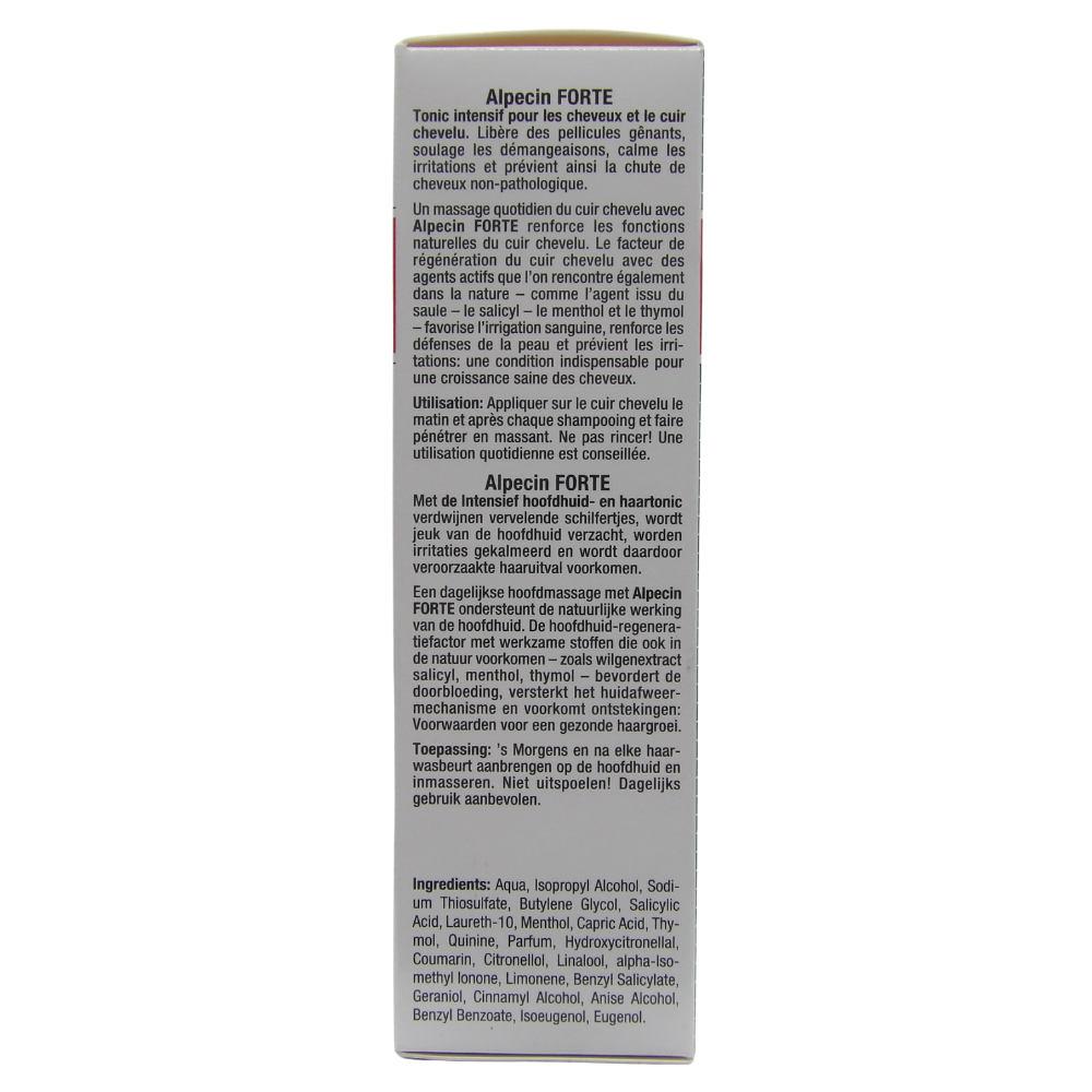 Alpecin Medicinal FORTE Tonico - 1 x 200 ml - Efficace contro forfora e caduta dei capelli, allevia il prurito del cuoio capelluto, lenisce le irritazioni, ideale per capelli grassi