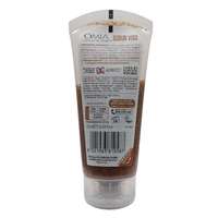 Omia, Scrub Viso Eco Bio Con Olio di Argan del Marocco, Trattamento Esfoliante e Nutriente, Per Pelli Normali e Miste, Senza Siliconi, Dermatologicamente Testato - Flacone da 75 ml
