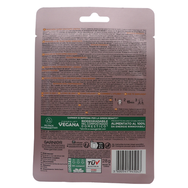 GARNIER Maschera In Tessuto Super Idratante Lenitiva con Acido Ialuronico + Camomilla 28g (Unità)