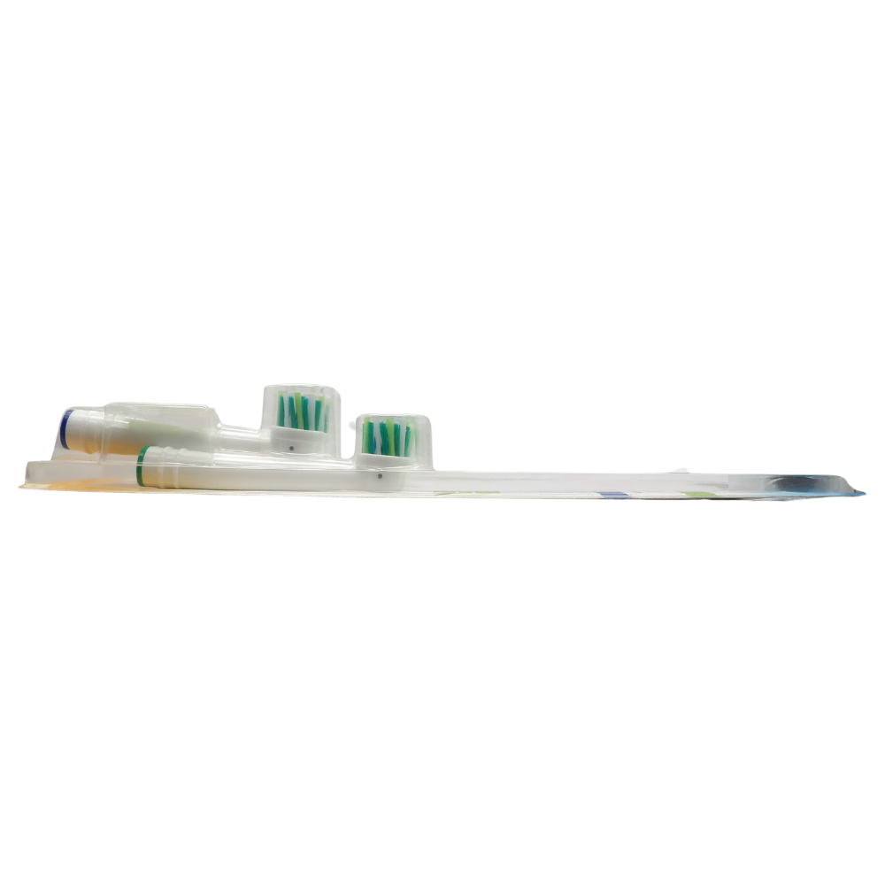 DENTASK TWIST CLEAN, Testina Per Una Pulizia Intensa Lungo Il Bordo Gengivale, Media. 5 Volte Più Efficace Per La Rimozione Della Placca Vs. Spazzolino Manuale (Confezione Da 5 Testine)
