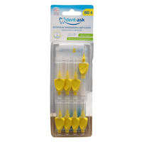 DENTASK Scovolino Interdentale 360° Clean, Misura ISO 4. Per La Salute Delle Gengive, Spazi Larghi mm 1,3-1,5