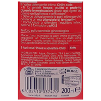 CHILLY Detergente Intimo CICLO, Igiene Prolungata, AntiOdor pH 3.5 200ml