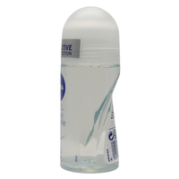 NIVEA Deodorante Roll-on Pure Invisible, Formula Innovativa e Trasparente, Non Lascia Residui Visibili sulla Pelle e sui Vestiti, Protegge Efficacemente, 50ml
