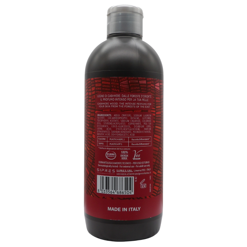 KESYR Bagnoschiuma Aromatico, LEGNO DI CASHMERE 500ml