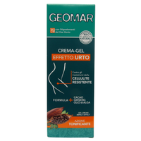GEOMAR | Crema Gel Effetto Urto, Azione Tonificante Contro gli Inestetismi della Cellulite Resistente, Ingredienti 95% di Origine Naturale, Made in Italy, 200 ml