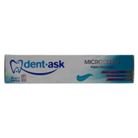 DENTASK Dentifricio MICROCLEAN, Pulizia Interdentale. Con Microgranuli Pulenti, Formula Pro-Smalto, Effetto Anti-Placca 75ml