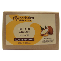 L'ERBORISTICA Sapone vegetale viso e corpo con olio di argan biologico, azione idratante e antietà. 98% di origine naturale, 100 g