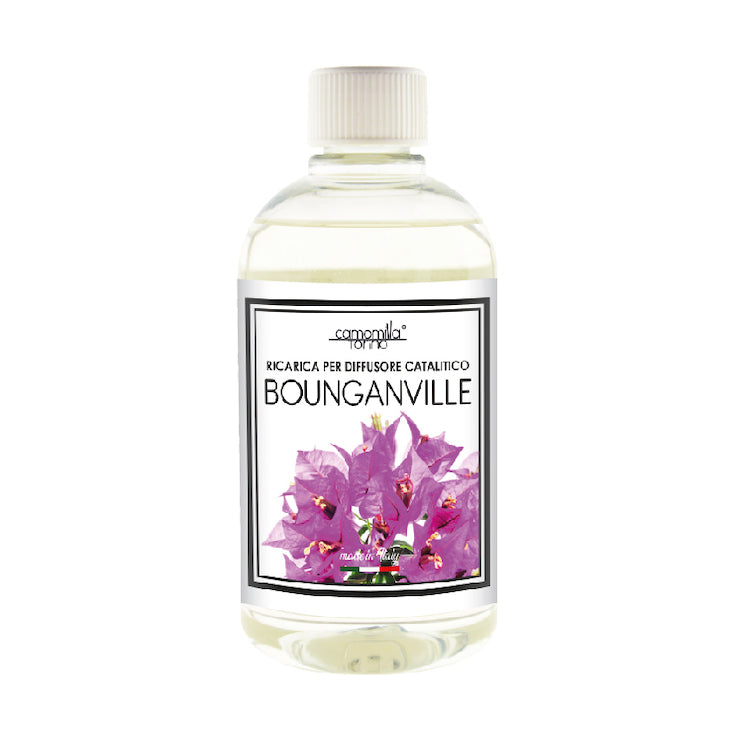 Camomilla Torino Ricarica Profumo 500 ml per Lampada Catalitica 25 Fragranze Naturali e Intense ad Alto Concentrato di Essenza- Made in Italy