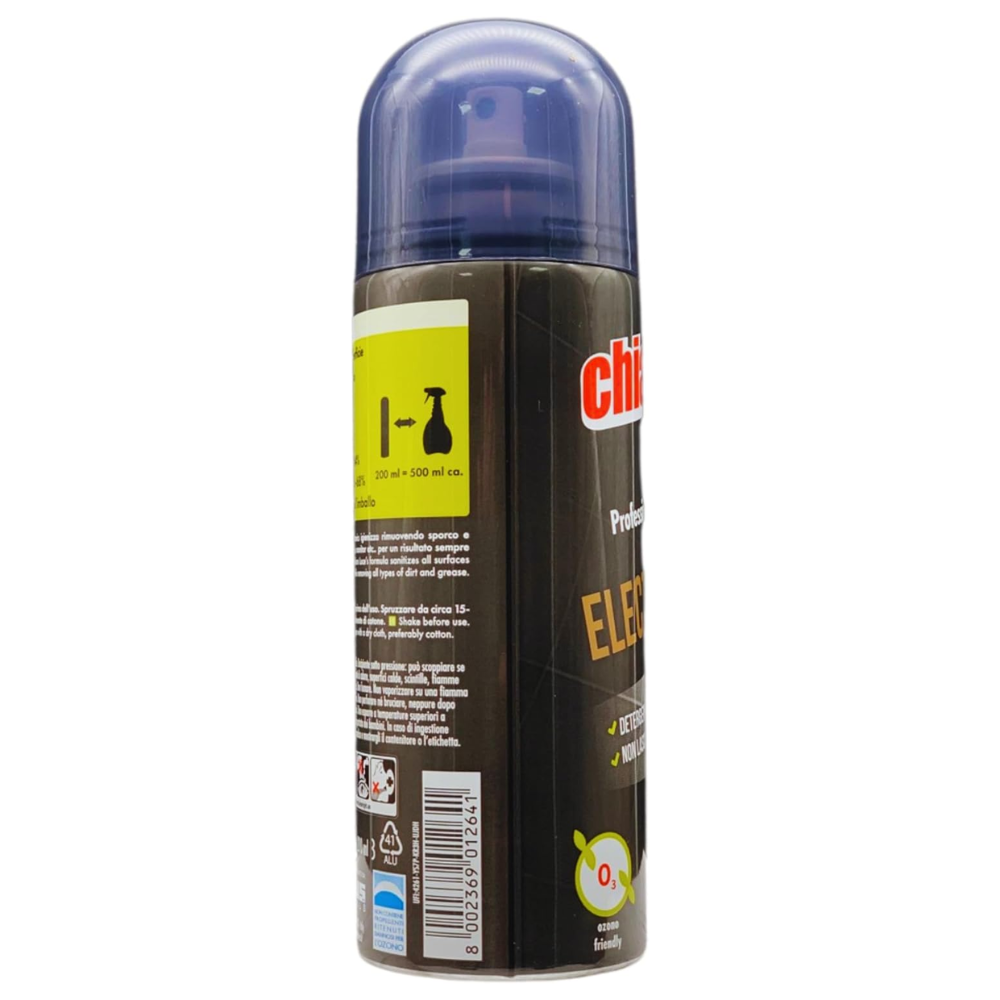 Chiaro Luce Eletronics, Detergente Pulisci Schermo, TV, Smartphone, Monitor. Bomboletta in Alluminio, 200ml