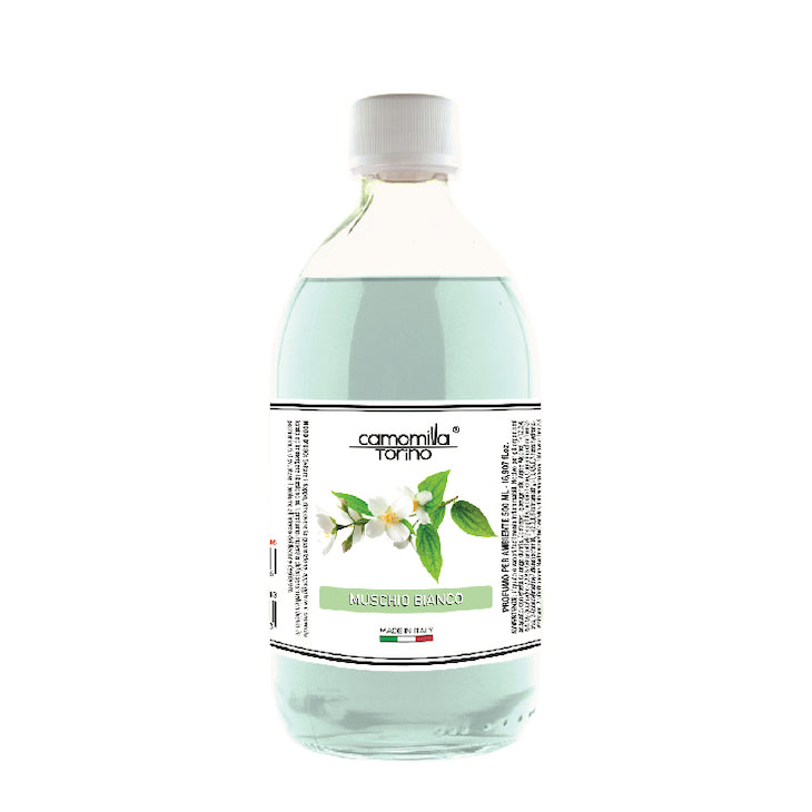 Camomilla Torino Diffusore Ambiente 26 Fragranze Naturali e Intense ad Alto Concentrato di Essenza - Made in Italy Formato Ricarica da 500ml