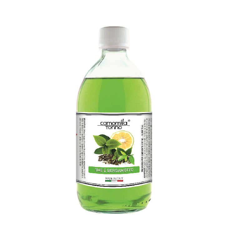 Camomilla Torino Diffusore Ambiente 26 Fragranze Naturali e Intense ad Alto Concentrato di Essenza - Made in Italy Formato Ricarica da 500ml