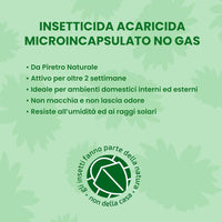 Kit Biokill Insetticida Biologico di Piretro Naturale a Base Acquosa - 1x Flacone Spray da 375ml + 1x Ricarica da 1 Litro Bio Kill